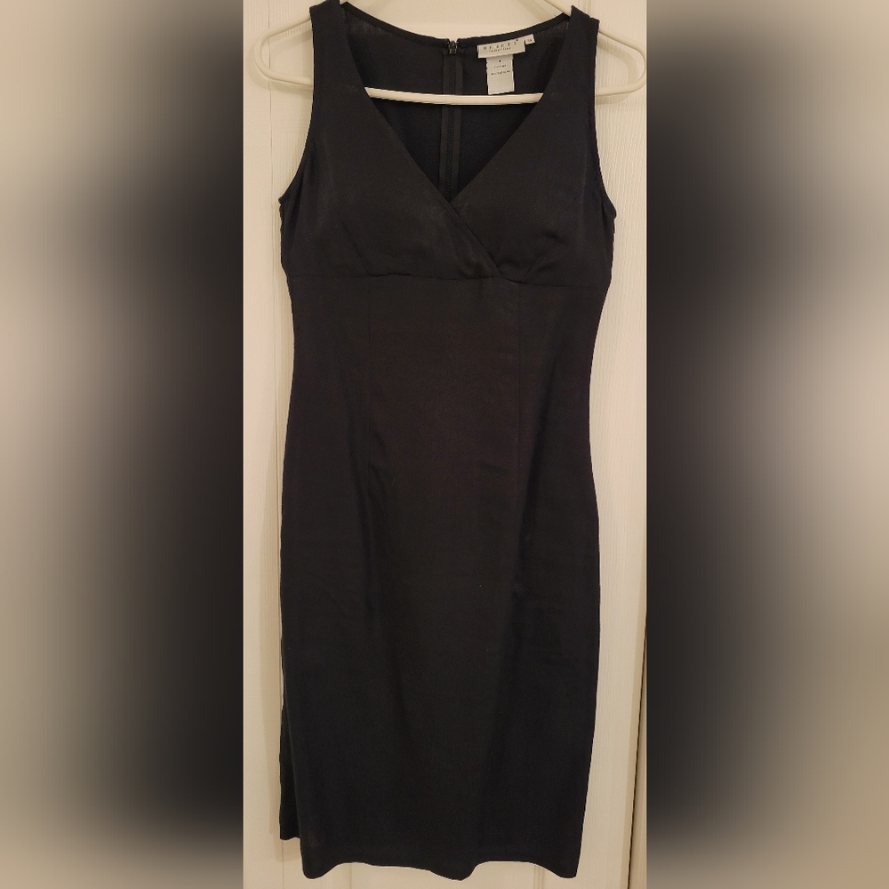 Vintage Hennes Collection 100% Linen Black dress size 4